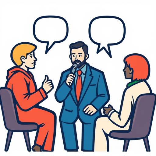 Icona rappresentante interviste e testimonianze