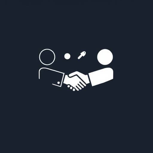 Icona rappresentante partnership e collaborazione.