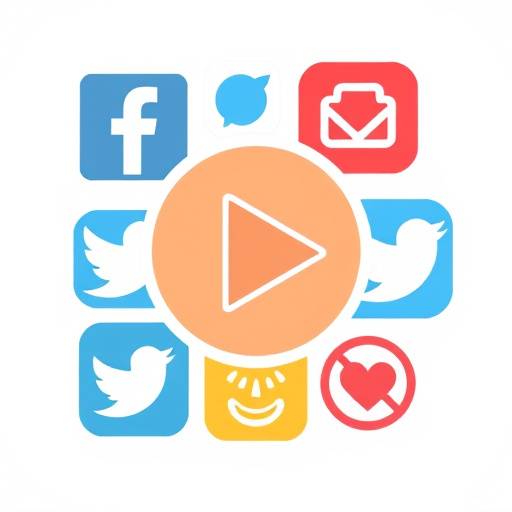 Icona rappresentante video per social media
