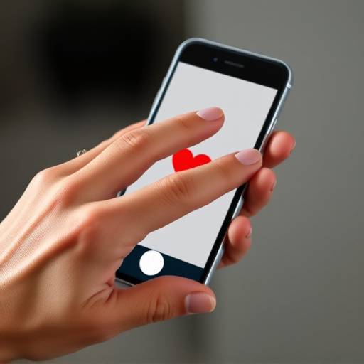 Primo piano di mani che utilizzano uno smartphone con l'app 'HealthHub'